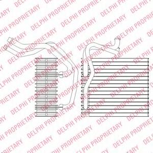 TSP0525198 Delphi vaporizador de aparelho de ar condicionado