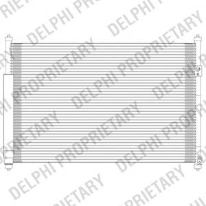 TSP0225623 Delphi radiador de aparelho de ar condicionado