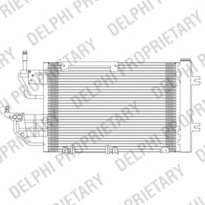 TSP0225616 Delphi radiador de aparelho de ar condicionado