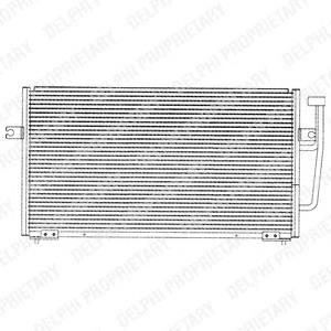 TSP0225143 Delphi radiador de aparelho de ar condicionado