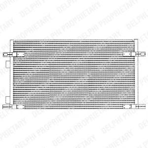 TSP0225212 Delphi radiador de aparelho de ar condicionado