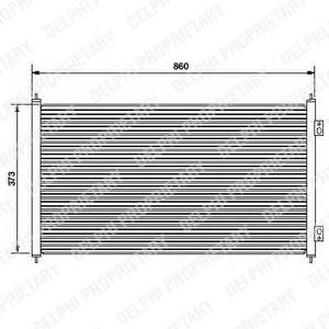 Радиатор кондиционера TSP0225491 Delphi