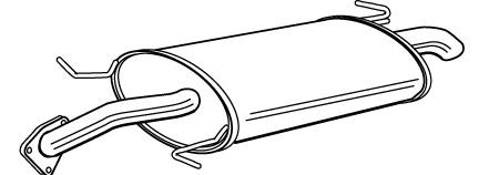 Глушитель задний FP3720G32 Polmostrow