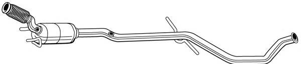 Глушитель, передняя часть Bosal 090505 цена, от 453.28 USD