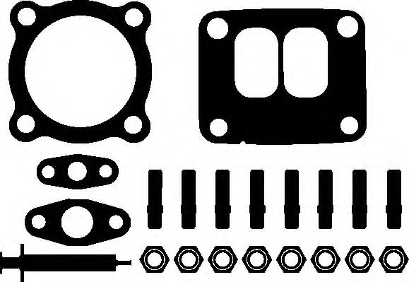 715.640 Elring vedante de turbina, kit de montagem