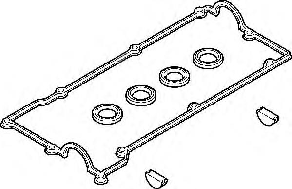 458.770 Elring vedante da tampa de válvulas de motor, kit