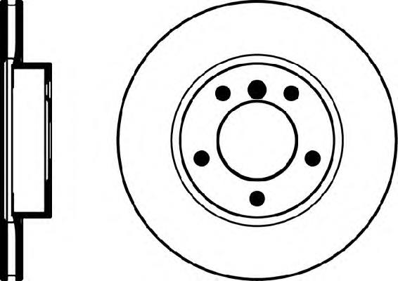 Тормоз дисковый передний HELLA-PAGID 50424 цена, от 34.07 USD