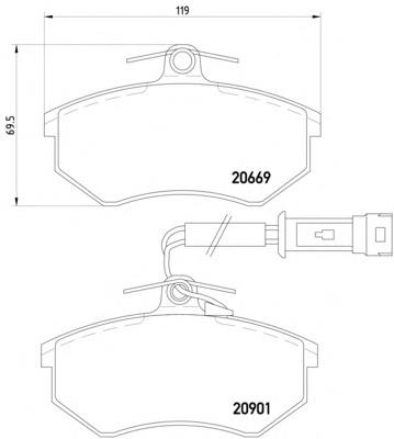 Колодки HELLA-PAGID T5009 цена, от 16.76 USD