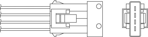 Sonda lambda, sensor de oxigênio depois de catalisador OPH012 Beru