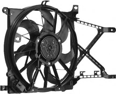 LE622 Beru ventilador elétrico de esfriamento montado (motor + roda de aletas)