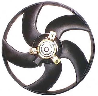 DER21011 NPS ventilador elétrico de esfriamento montado (motor + roda de aletas)