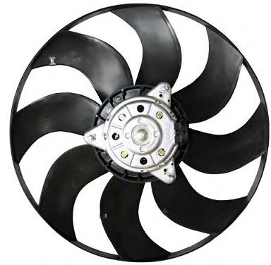 1341362 General Motors ventilador elétrico de esfriamento montado (motor + roda de aletas)
