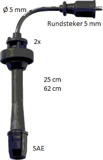 ZEF1643 Beru fios de alta voltagem, kit