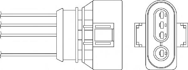 OPH023 Beru sonda lambda, sensor de oxigênio até o catalisador