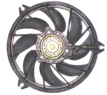 125392 Peugeot/Citroen ventilador elétrico de esfriamento montado (motor + roda de aletas)