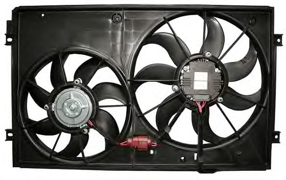 7742015 Kamoka ventilador elétrico de esfriamento montado (motor + roda de aletas esquerdo)