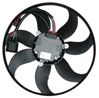 MTC724AX Magneti Marelli ventilador elétrico de esfriamento montado (motor + roda de aletas esquerdo)