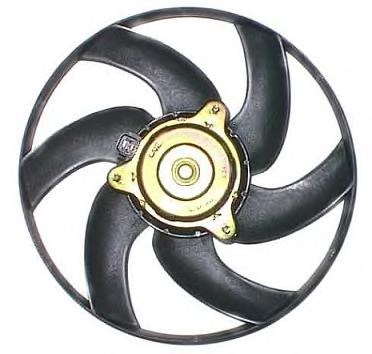 Ventilador elétrico de esfriamento montado (motor + roda de aletas) para Citroen Xsara (N1)