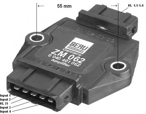 ZM062 Beru módulo de ignição (comutador)