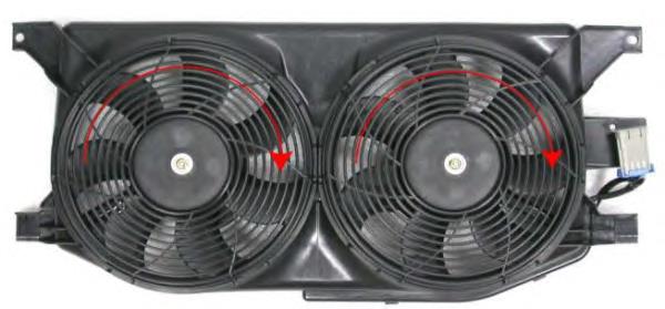 LE725 Beru ventilador (roda de aletas do radiador de aparelho de ar condicionado)