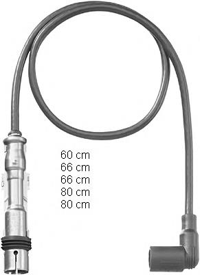 ZEF1229 Beru fios de alta voltagem, kit