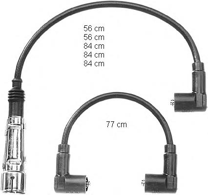 ZEF707 Beru fios de alta voltagem, kit