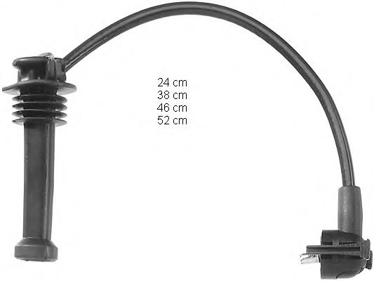 ZEF719 Beru fios de alta voltagem, kit