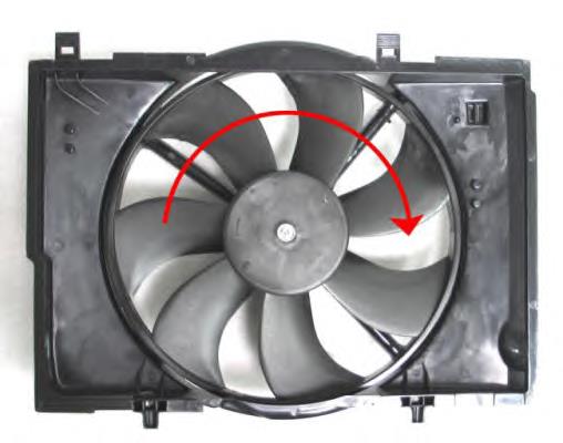 0015400188 Mercedes ventilador elétrico de esfriamento montado (motor + roda de aletas)