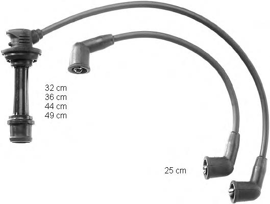 Fios de alta voltagem, kit ZEF930 Beru