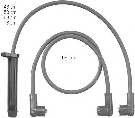 ZEF809 Beru fios de alta voltagem, kit