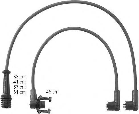 ZEF800 Beru fios de alta voltagem, kit