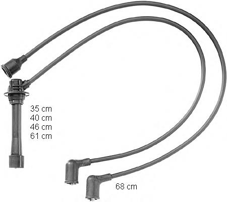 ZEF863 Beru fios de alta voltagem, kit