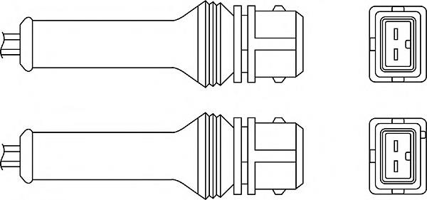 OZH034 Beru sonda lambda, sensor de oxigênio até o catalisador