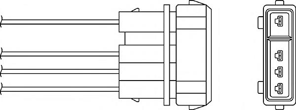 Sonda lambda, sensor de oxigênio OZH099 Beru