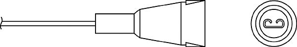 OZU024 Beru sonda lambda, sensor de oxigênio até o catalisador