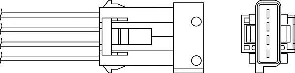 OZH079 Beru sonda lambda, sensor de oxigênio até o catalisador