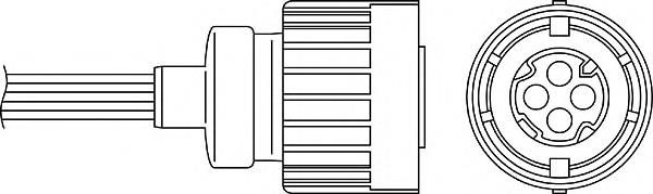 Sonda lambda, sensor de oxigênio OZH004 Beru