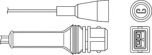 OZH017 Beru sonda lambda, sensor de oxigênio