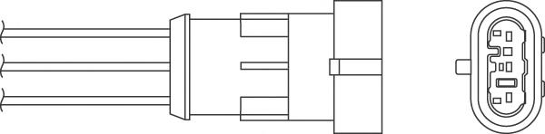 OZH125 Beru sonda lambda, sensor de oxigênio