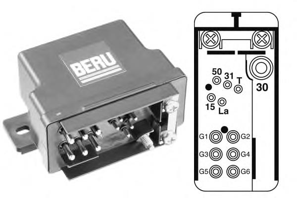 75451632 Steyr relê das velas de incandescência