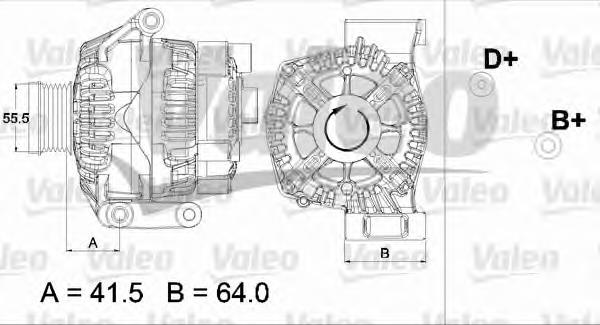 437474 VALEO gerador