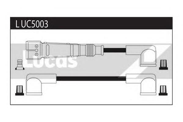 Fios de alta voltagem, kit LUC5003 Lucas