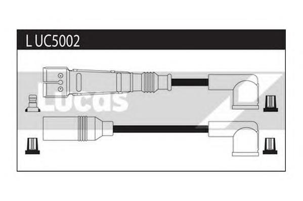 Fios de alta voltagem, kit LUC5002 Lucas