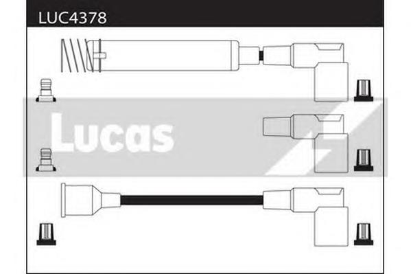 LUC4378 Lucas fios de alta voltagem, kit