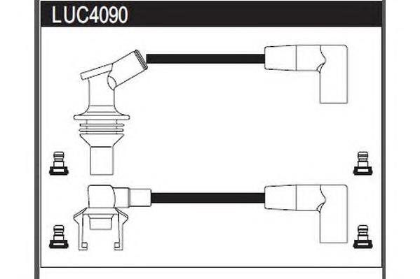 LUC4090 Lucas fios de alta voltagem, kit