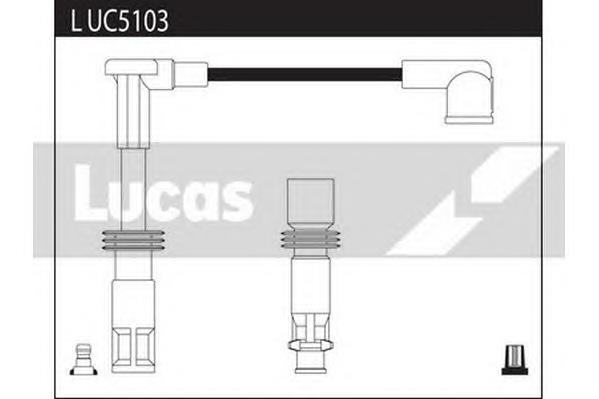 LUC5103 Lucas fios de alta voltagem, kit