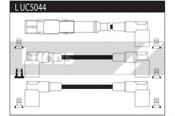 LUC5044 Lucas fios de alta voltagem, kit
