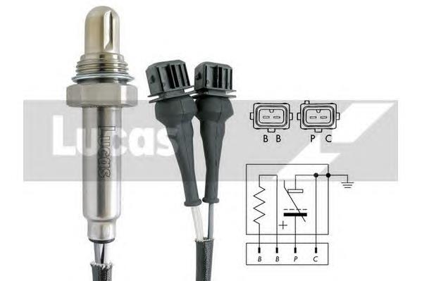 Sonda lambda, sensor de oxigênio até o catalisador LEB194 Lucas