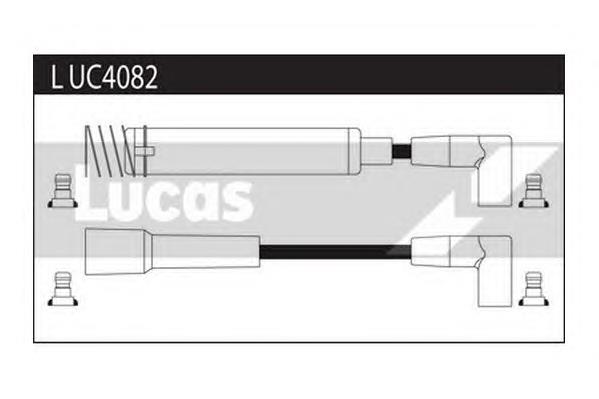 Fios de alta voltagem, kit LUC4082 Lucas