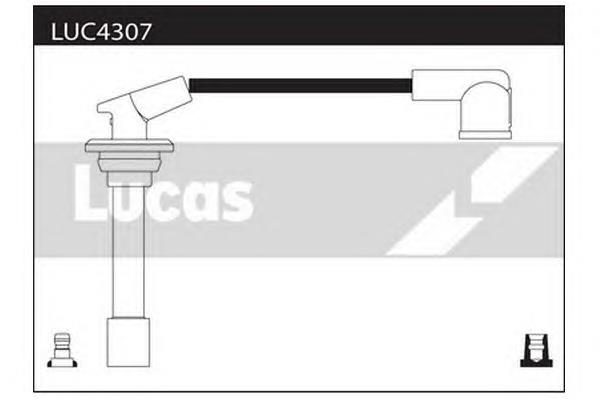 LUC4307 Lucas fios de alta voltagem, kit